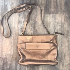 Fossil leather purse